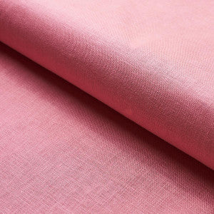 Lange Glazed Linen Pink 82681 by Schumacher Designer Fabric