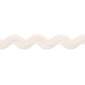 Ric Rac Tape Medium Ivory 82715 by Schumacher Designer Trim