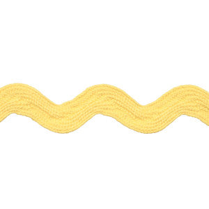 Ric Rac Tape Large Yellow 82728 by Schumacher Designer Trim