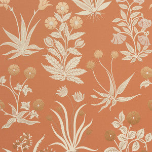 Culpeper Ox Orange 5015090 by Schumacher Designer Wallpaper