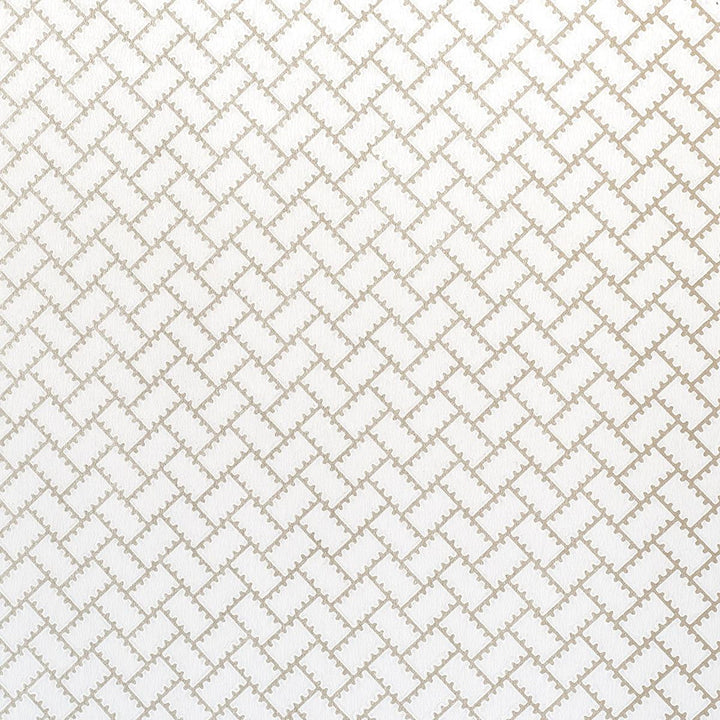 Parterre Silver 5015081 by Schumacher Designer Wallpaper Neisha Crosland 20.5" - Swanky Fabrics -