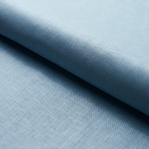 Lange Glazed Linen Chambray 82684 by Schumacher Designer Fabric