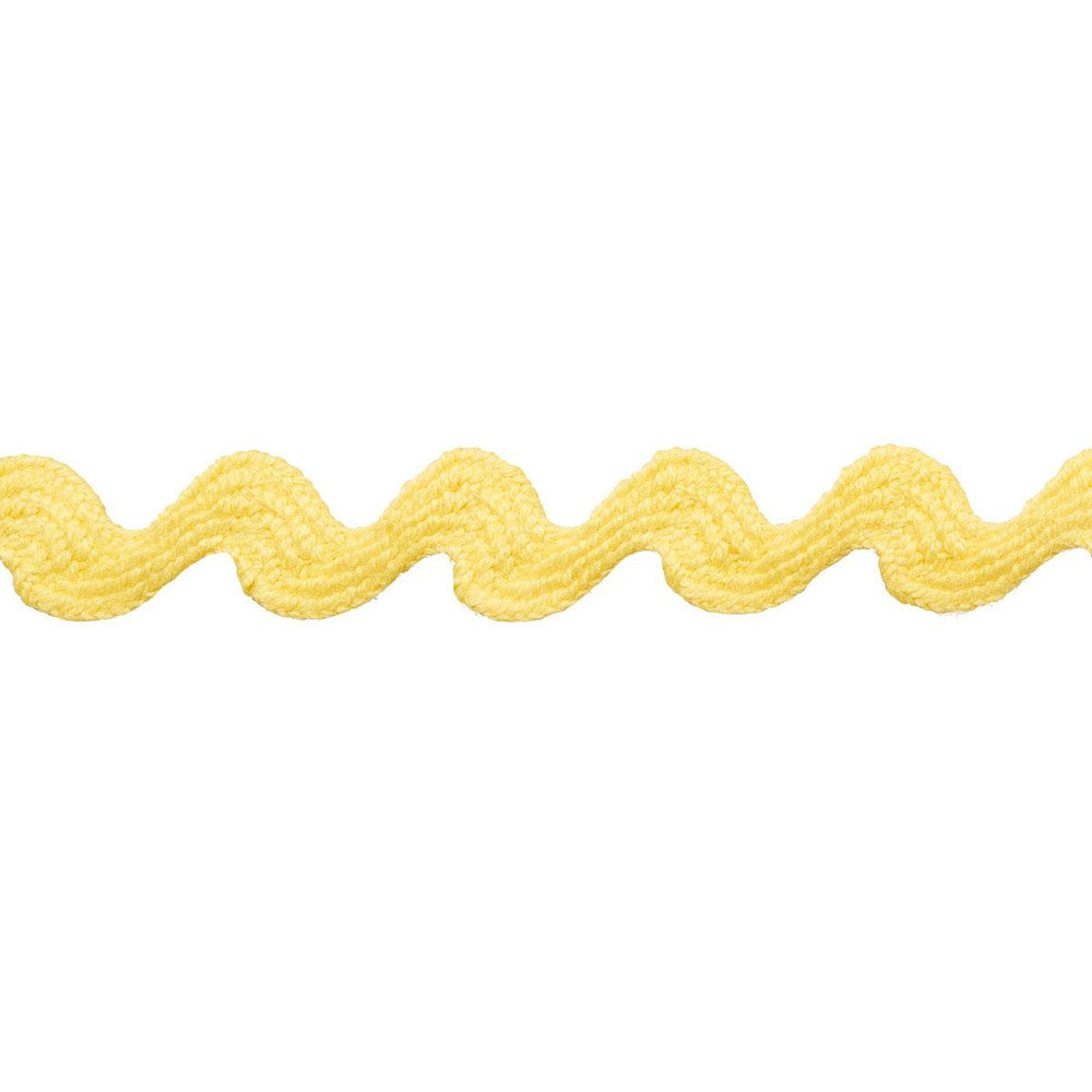 Ric Rac Tape Small Yellow 82708 by Schumacher Designer Trim New Old-Fashioned - Swanky Fabrics -