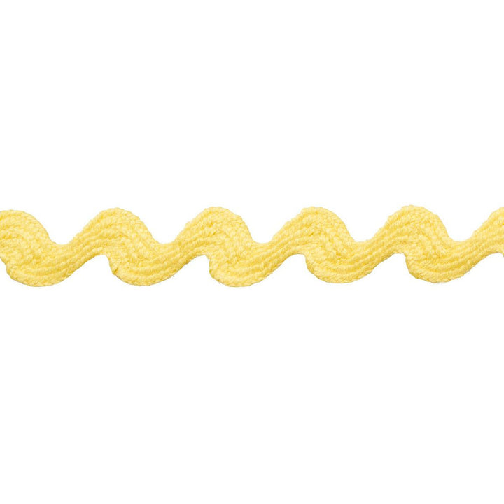 Ric Rac Tape Small Yellow 82708 by Schumacher Designer Trim New Old-Fashioned - Swanky Fabrics -