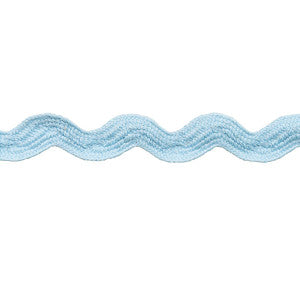 Ric Rac Tape Medium Pale Blue 82717 by Schumacher Designer Trim