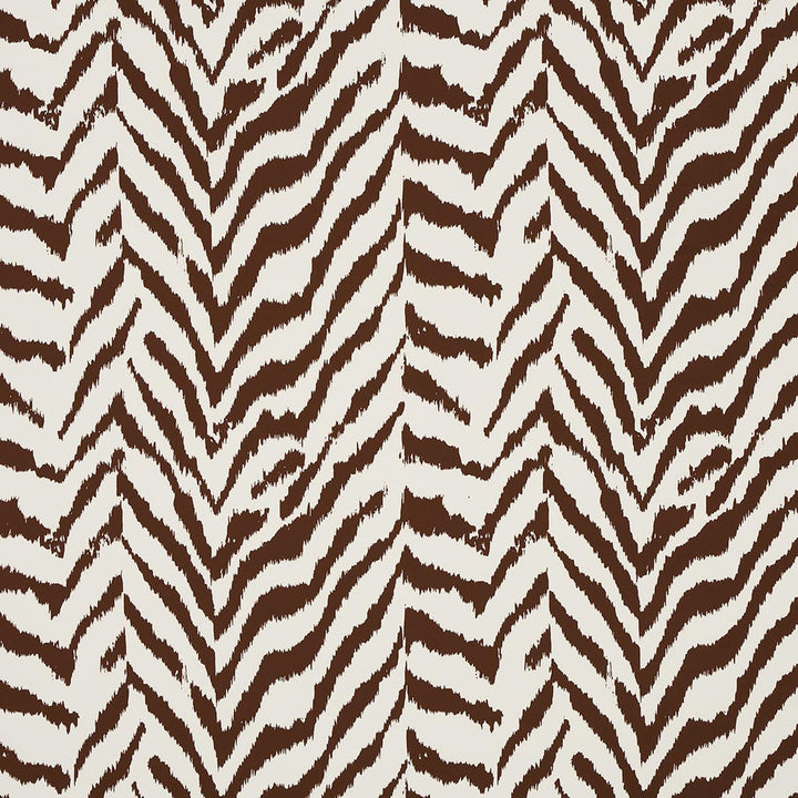 Quincy Cocoa 5014751 by Schumacher Designer Wallpaper Moon River 13.38" - Swanky Fabrics -