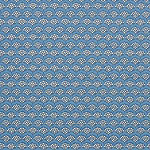 Pollen French Blue 5014960 by Schumacher Designer Wallpaper