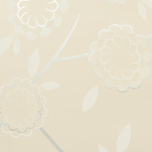 Birdtree Silver 5014991 by Schumacher Designer Wallpaper