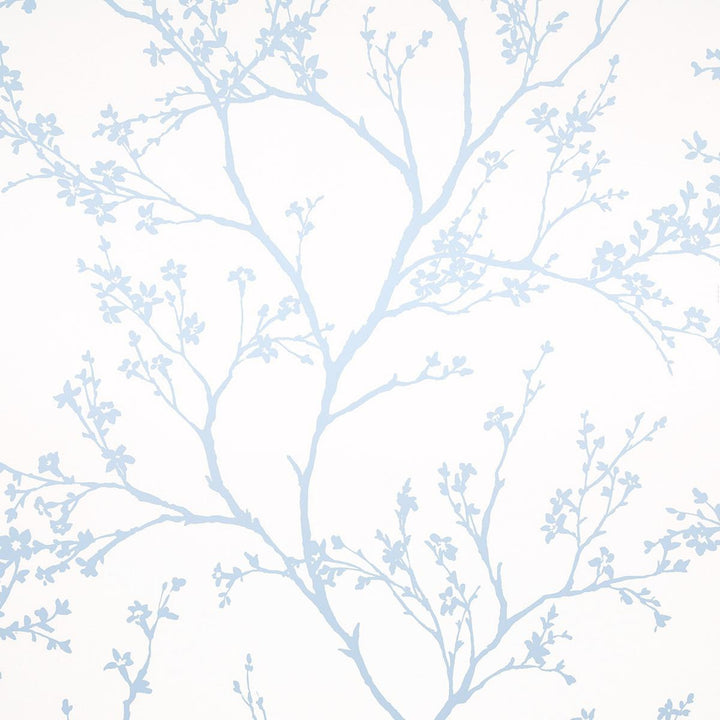 Twiggy Sky 5003344 by Schumacher Designer Wallpaper Moon River 27.0" - Swanky Fabrics -