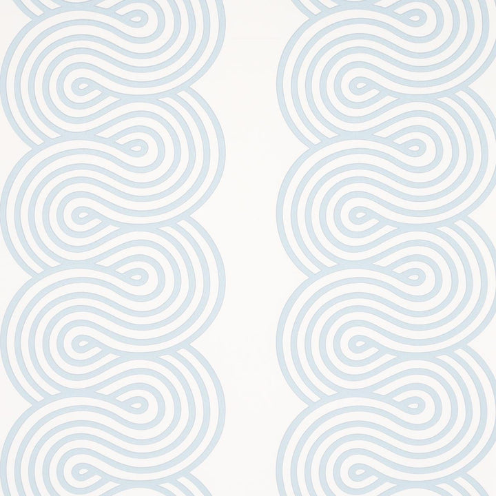 Giraldi Sky 5014791 by Schumacher Designer Wallpaper Moon River - Swanky Fabrics -