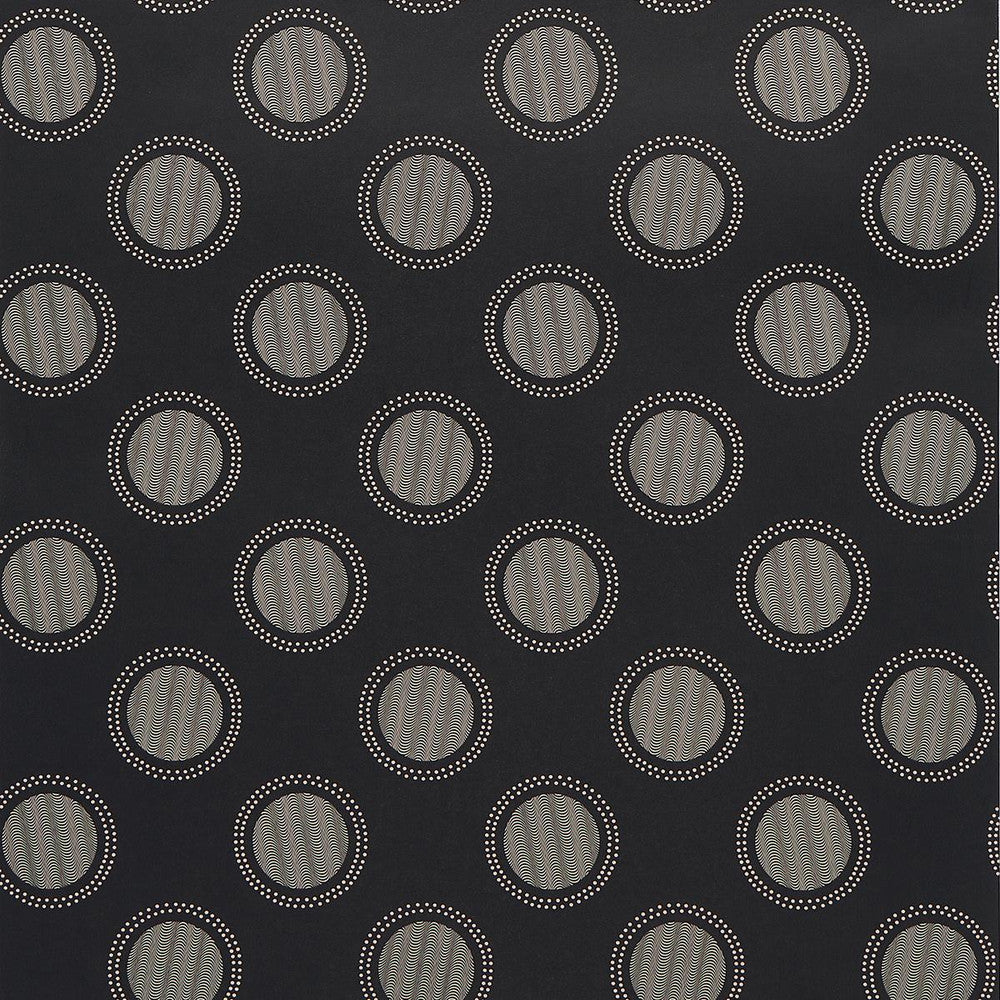 Watermark Black & White 5015012 by Schumacher Designer Wallpaper Neisha Crosland 20.5" - Swanky Fabrics -