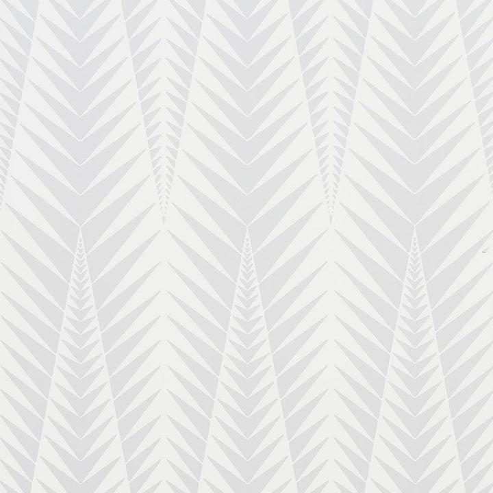 Zebra Dove Grey 5015062 by Schumacher Designer Wallpaper Neisha Crosland 20.5" - Swanky Fabrics -