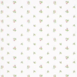 Margie Floral Rose 5014742 by Schumacher Designer Wallpaper