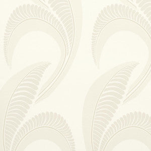 Banana Leaf Ivory 5014981 by Schumacher Designer Wallpaper