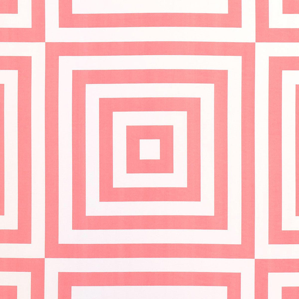 Roxbury Indoor/Outdoor Coral 180923 by Schumacher Designer Fabric Swing Time Indoor/Outdoor 54.0" - Swanky Fabrics -