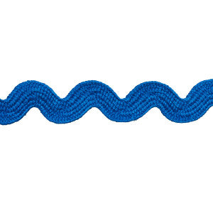Ric Rac Tape Medium Dark Blue 82716 by Schumacher Designer Trim