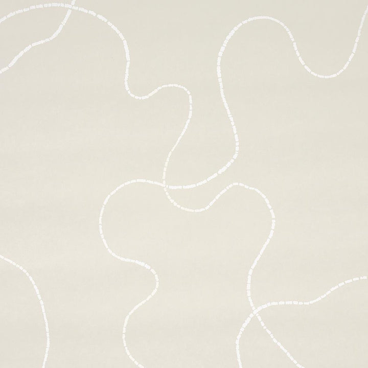 Turini Light Beige 5014891 by Schumacher Designer Wallpaper Backdrop 54.0" - Swanky Fabrics -