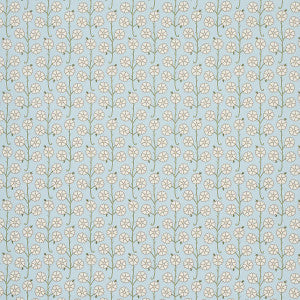 Gardenia Egg Blue 5014921 by Schumacher Designer Wallpaper