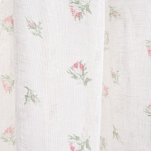 Margie Floral Sheer Rose 180830 by Schumacher Designer Fabric