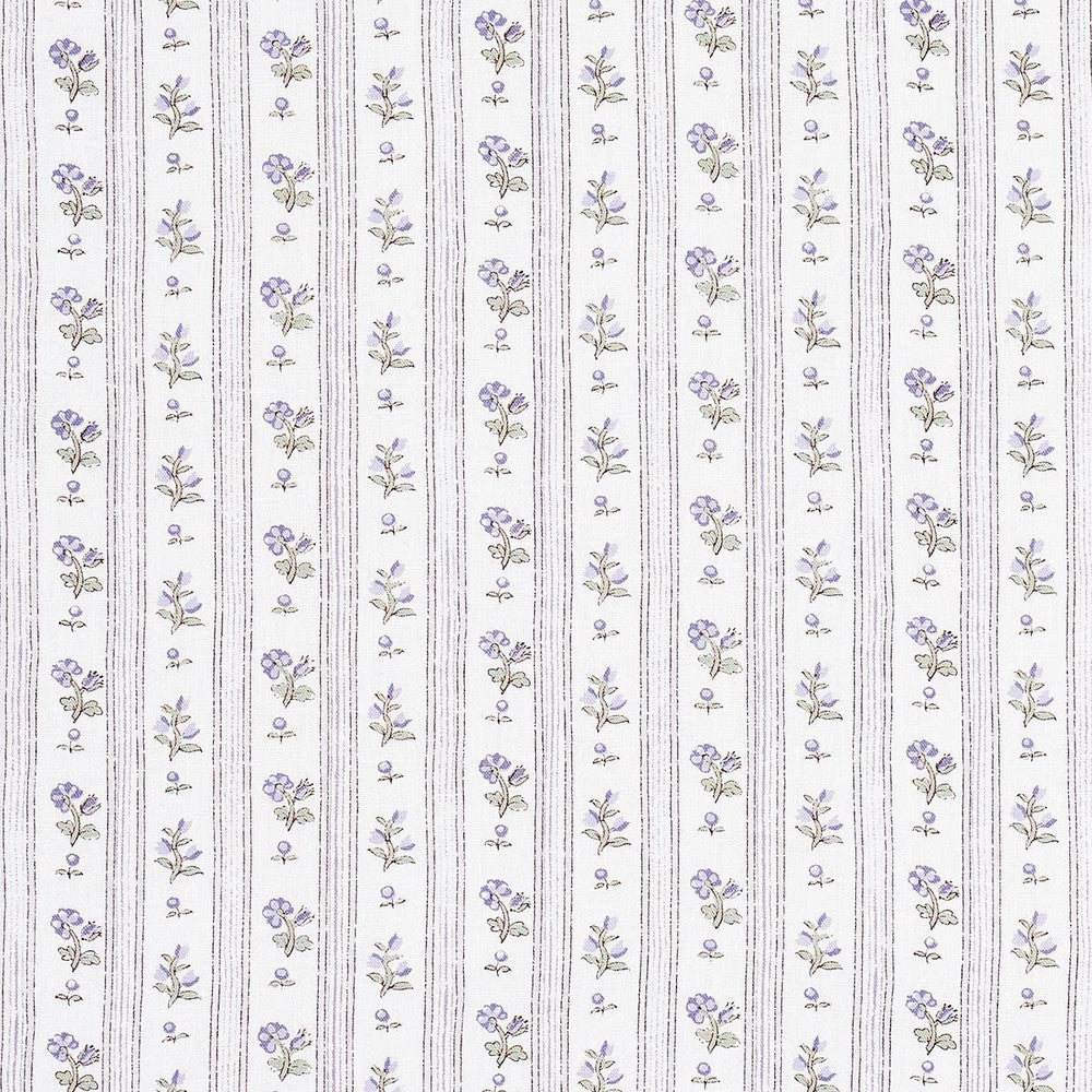 Cabanon Stripe Violet 175964 by Schumacher Designer Fabric New Old-Fashioned 6.0" - Swanky Fabrics -