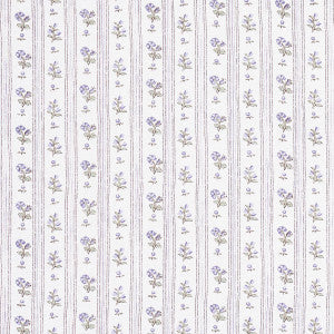 Cabanon Stripe Violet 175964 by Schumacher Designer Fabric