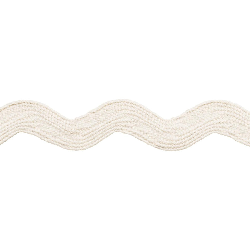 Ric Rac Tape Large Ivory 82725 by Schumacher Designer Trim New Old-Fashioned - Swanky Fabrics -