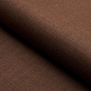 Piet Performance Linen Brown 82594 by Schumacher Designer Fabric