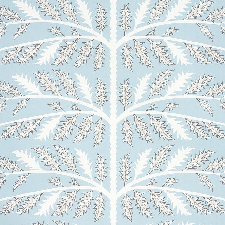 Thistle Mineral 5014950 by Schumacher Designer Wallpaper Neisha Crosland 27.0" - Swanky Fabrics -