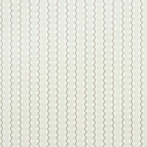 Centipede Stripe Pumice 5015071 by Schumacher Designer Wallpaper