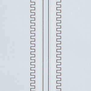 Greco Stripe Sky 5015140 by Schumacher Designer Wallpaper