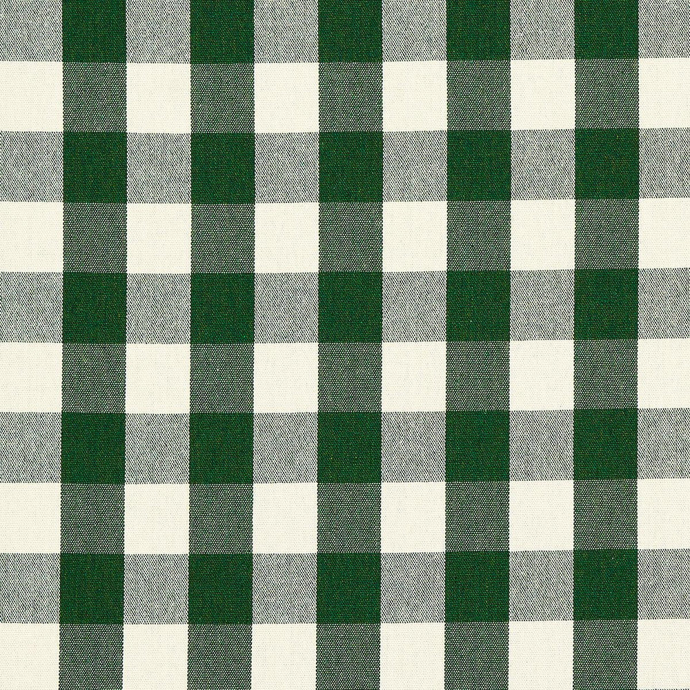 Dutton Buffalo Check Emerald 82941 by Schumacher Designer Fabric Luxe Lodge 27.5" - Swanky Fabrics -