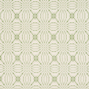 Francestown Coverlet Leaf 82910 by Schumacher Designer Fabric