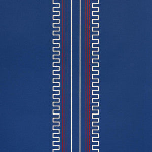 Greco Stripe Navy 5015141 by Schumacher Designer Wallpaper