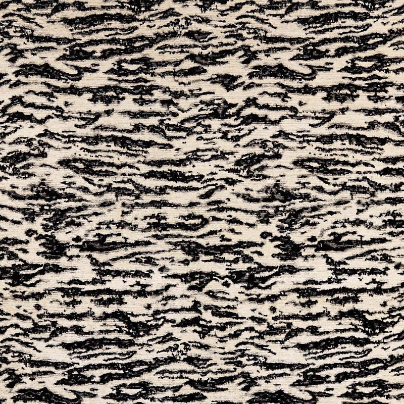 Serengeti Tigre Blanc 68901 by Schumacher Designer Fabric 125TH-ANNIVERSARY 72% Viscose, 28% Polyester Wyzenbeek 15,000 Horizontal: 25.625 and Vertical: 37 53.25 - Swanky Fabrics -