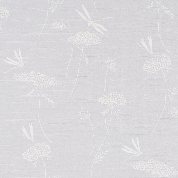La Libellule Silk Moonstone 5015190 by Schumacher Designer Wallpaper Textured Wallcoverings & Printed Grasscloths 11.88" - Swanky Fabrics -