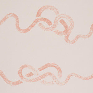 Rhapsody Terracotta 5015302 by Schumacher Designer Wallpaper