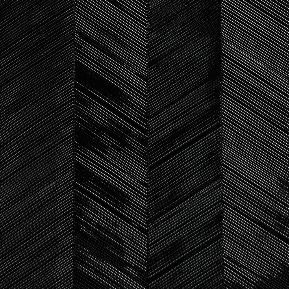 Chevron Texture Onyx 5005655 by Schumacher Designer Wallpaper Textured Wallcoverings & Printed Grasscloths 13.5" - Swanky Fabrics -