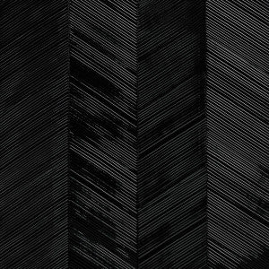 Chevron Texture Onyx 5005655 by Schumacher Designer Wallpaper