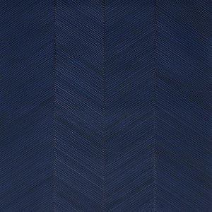 Chevron Texture Midnight Blue 5005654 by Schumacher Designer Wallpaper