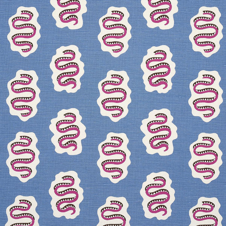 Elsa Lapis 180863 by Schumacher Designer Fabric Regine 12.25" - Swanky Fabrics -