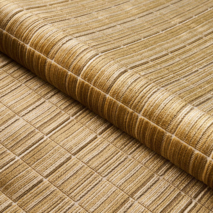 Corneille Velvet Copper 79632 by Schumacher Designer Fabric Cut & Patterned Velvets 6.88" - Swanky Fabrics -