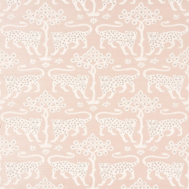Woodland Leopard Sisal Petal 5012302 by Schumacher Designer Wallpaper Textured Wallcoverings & Printed Grasscloths 34.0" - Swanky Fabrics -