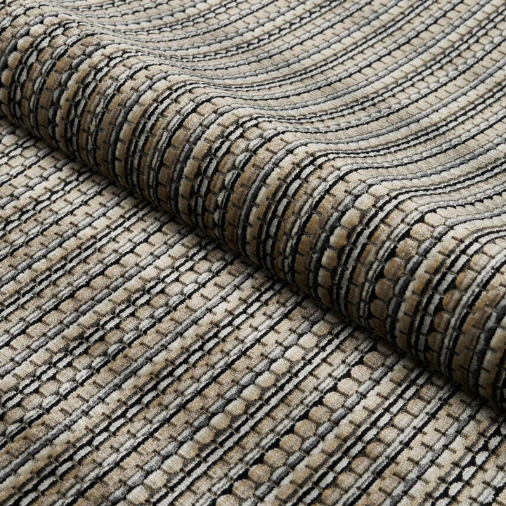 Downtown Velvet Pebble 66916 by Schumacher Designer Fabric Cut & Patterned Velvets 9.0" - Swanky Fabrics -