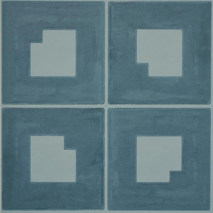 Palindrome Teal 5015292 by Schumacher Designer Wallpaper Backdrop 54.0" - Swanky Fabrics -