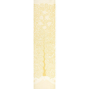 Kayon Sisal Panel Soft Yellow 5013722 by Schumacher Designer Wallpaper