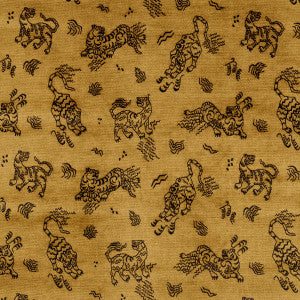 Kinabalu Velvet Gold 82170 by Schumacher Designer Fabric