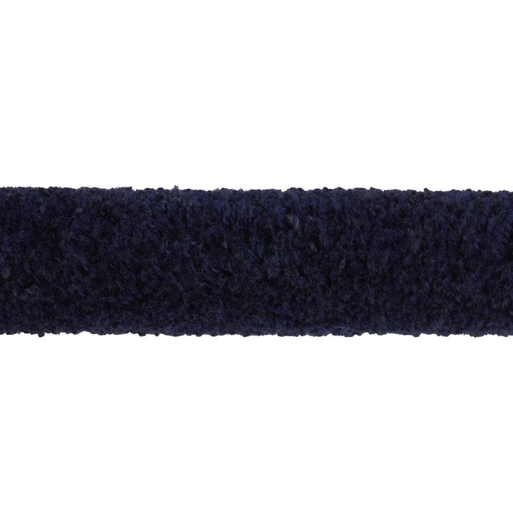 Tuft Braid Tape Indigo 79734 by Schumacher Designer Trim Neisha Crosland - Swanky Fabrics -