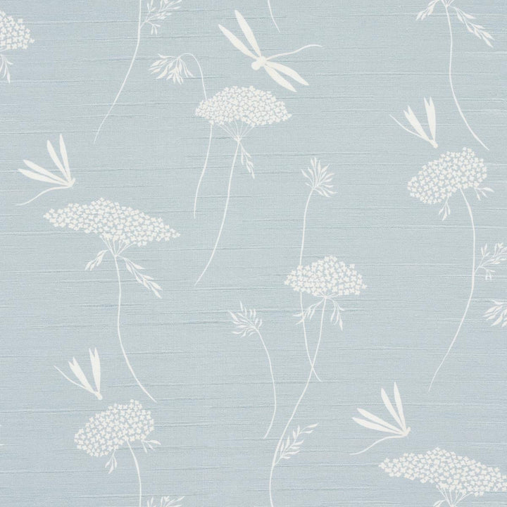 La Libellule Silk Ciel 5015191 by Schumacher Designer Wallpaper Textured Wallcoverings & Printed Grasscloths 11.88" - Swanky Fabrics -