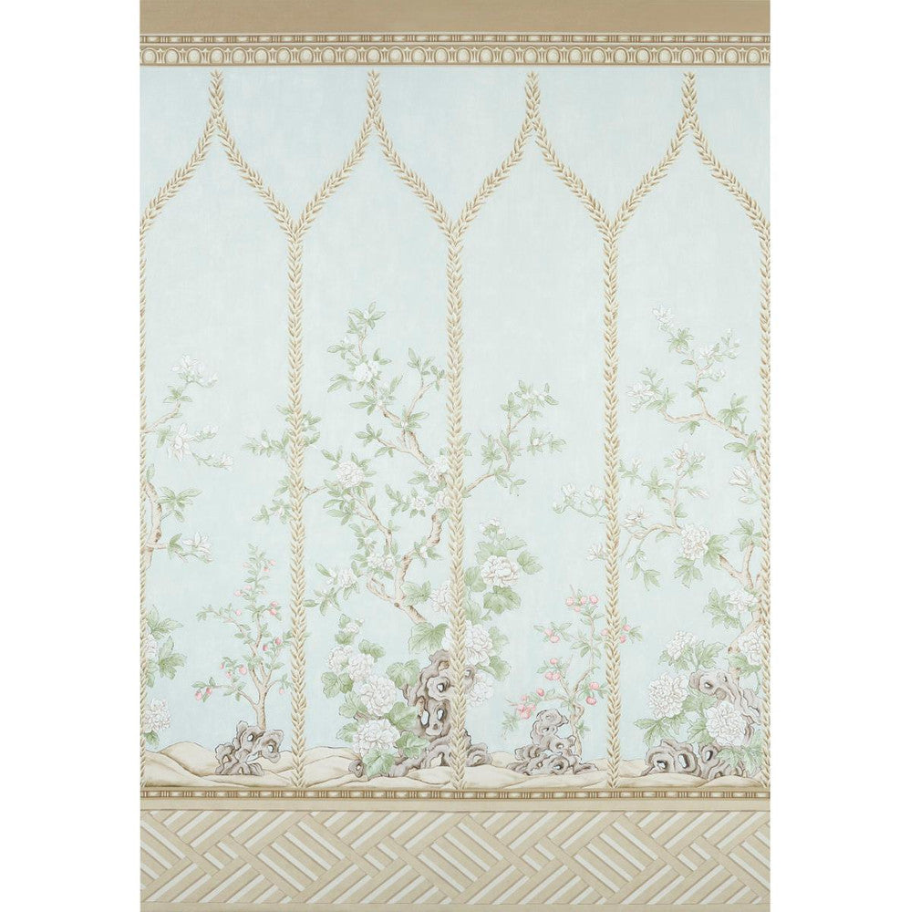 Victoria Mineral 5015400 by Schumacher Designer Wallpaper Panels 100.0" - Swanky Fabrics -