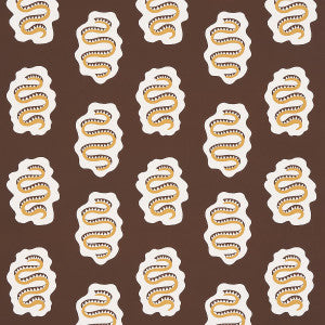 Elsa Amber 5014812 by Schumacher Designer Wallpaper